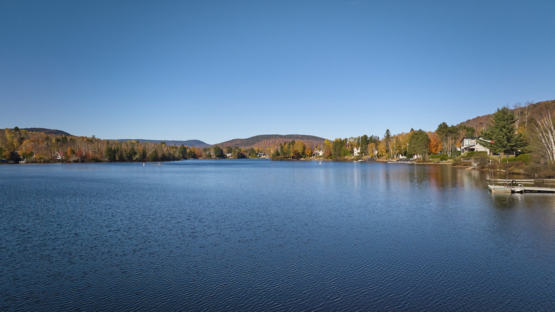 Accès au plan d'eau