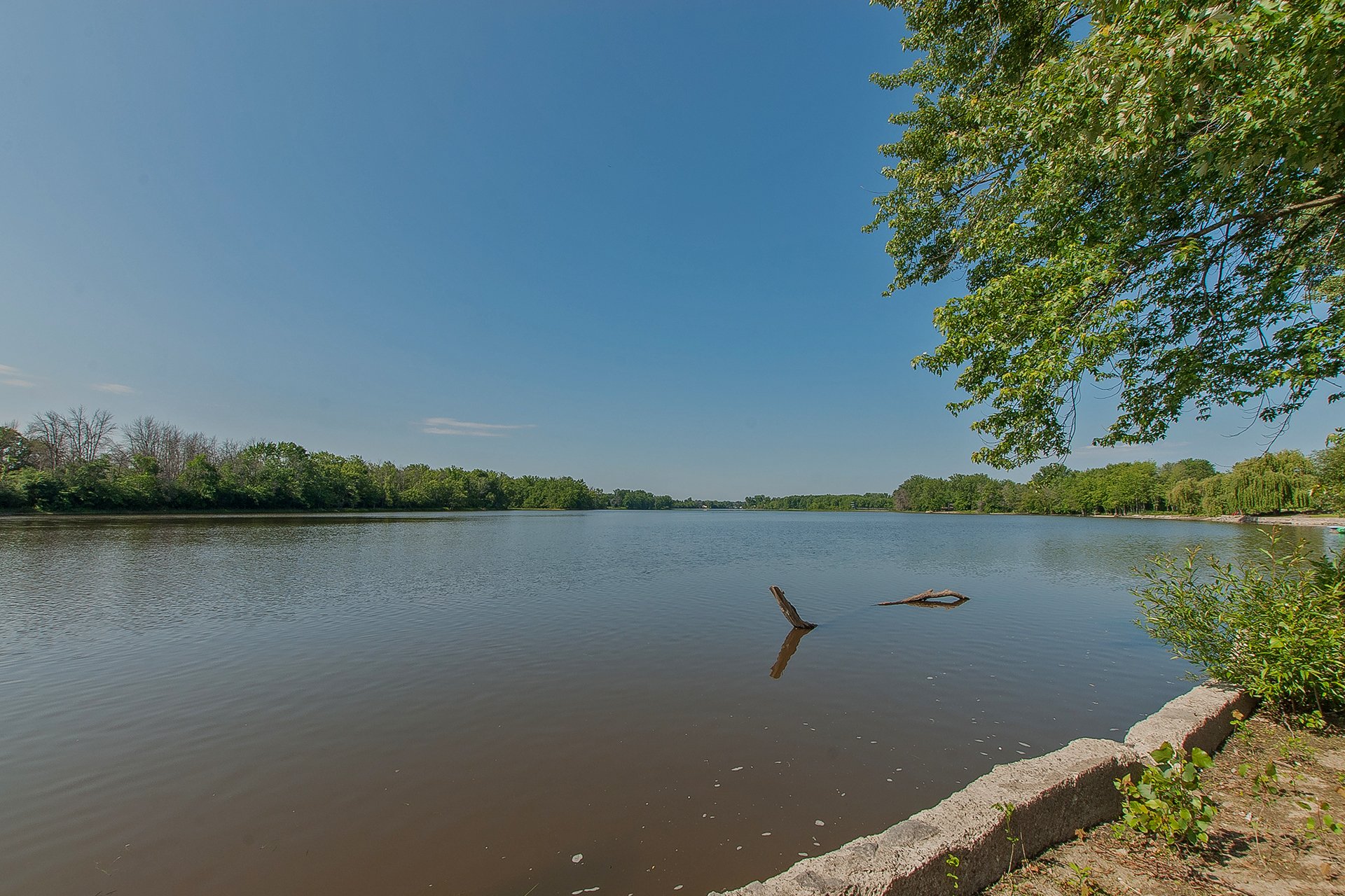 Vue sur l'eau